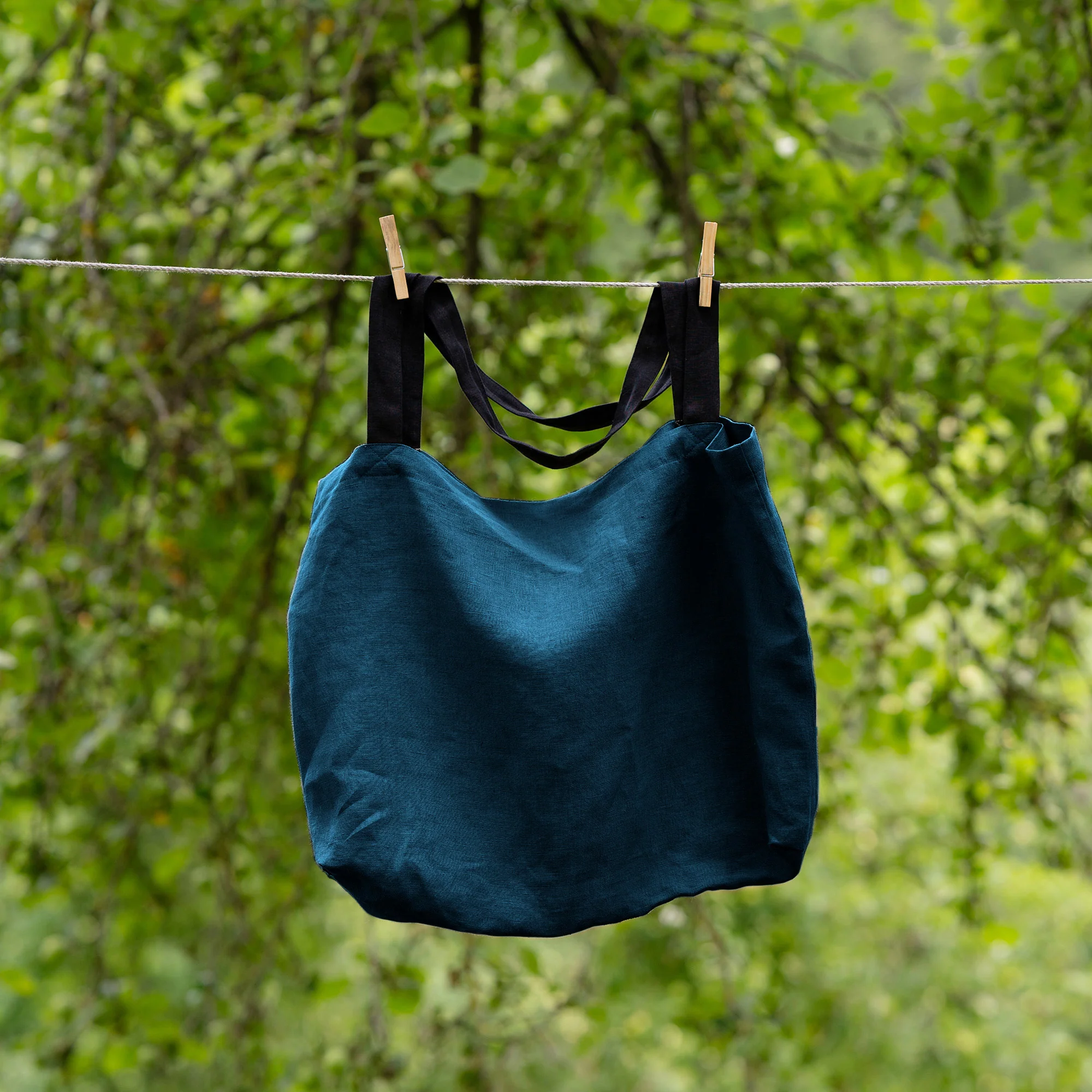 Linen Large Shopping Bag - Image 3