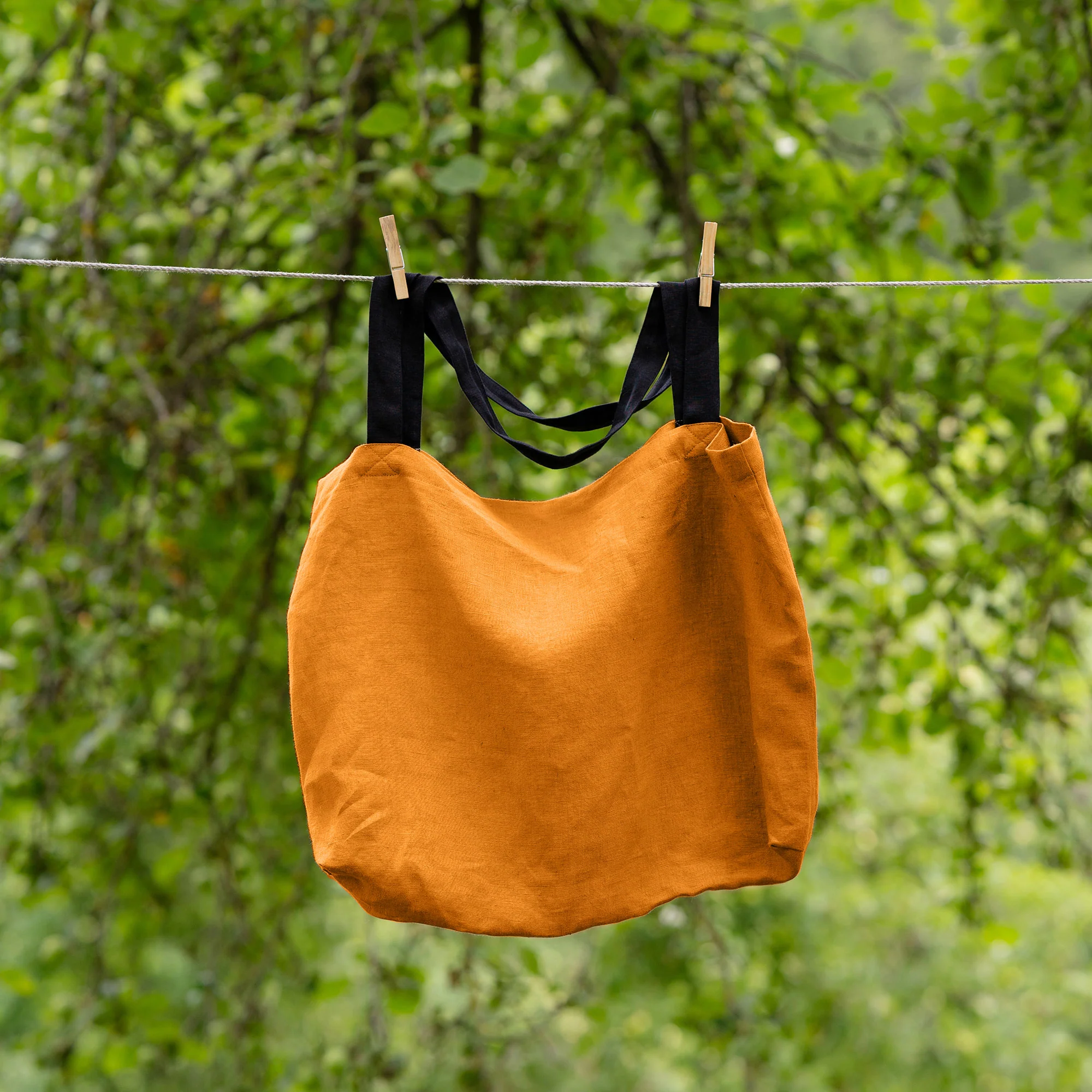 Linen Large Shopping Bag - Image 5