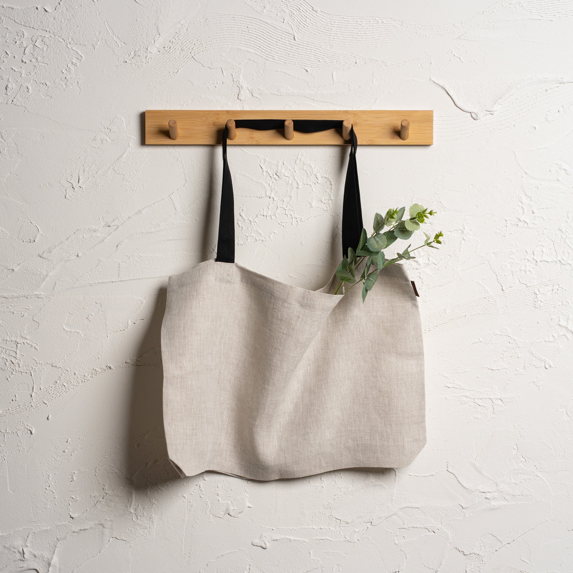 Linen Large Shopping Bag - Image 7