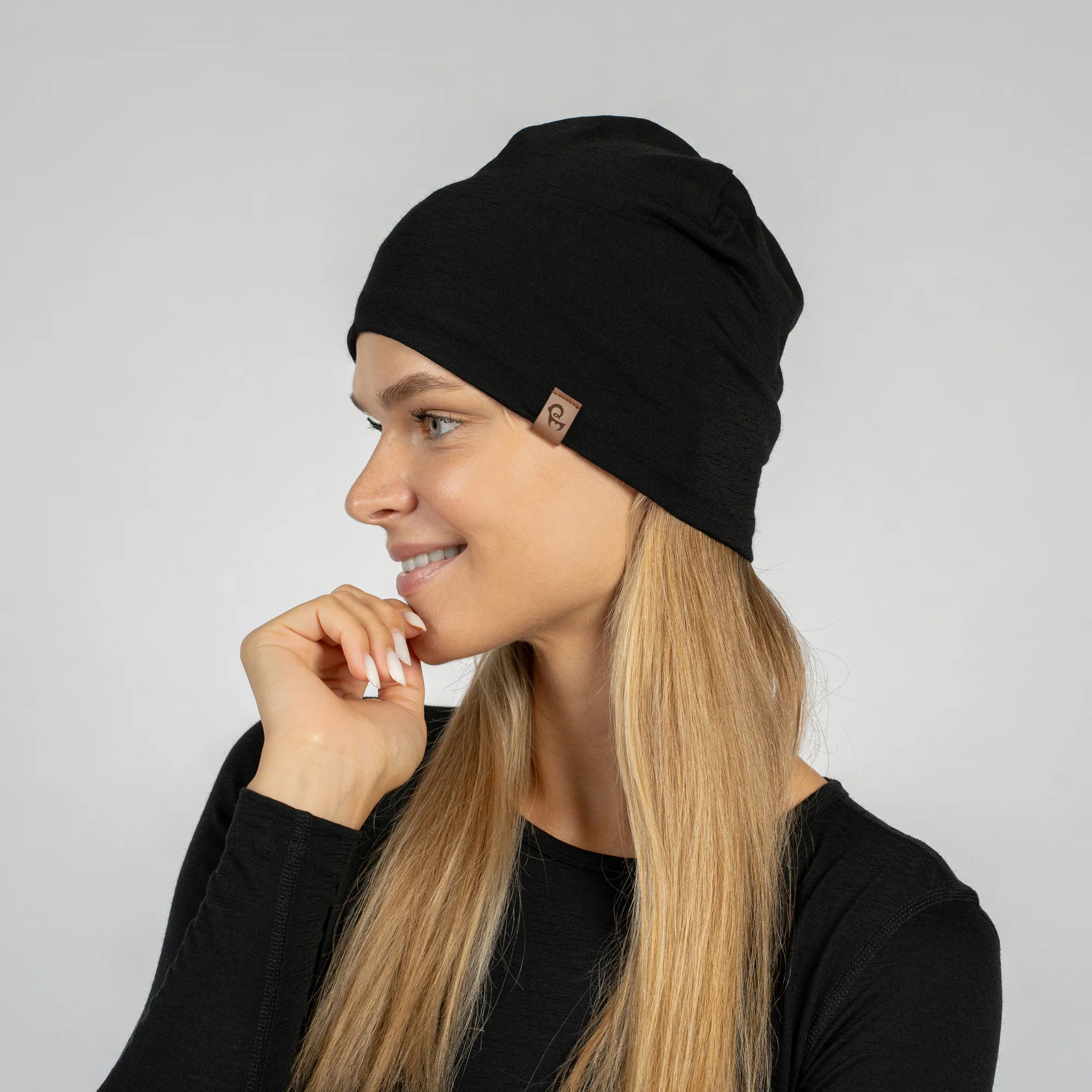 Unisex Merino Liner Beanie - Image 3
