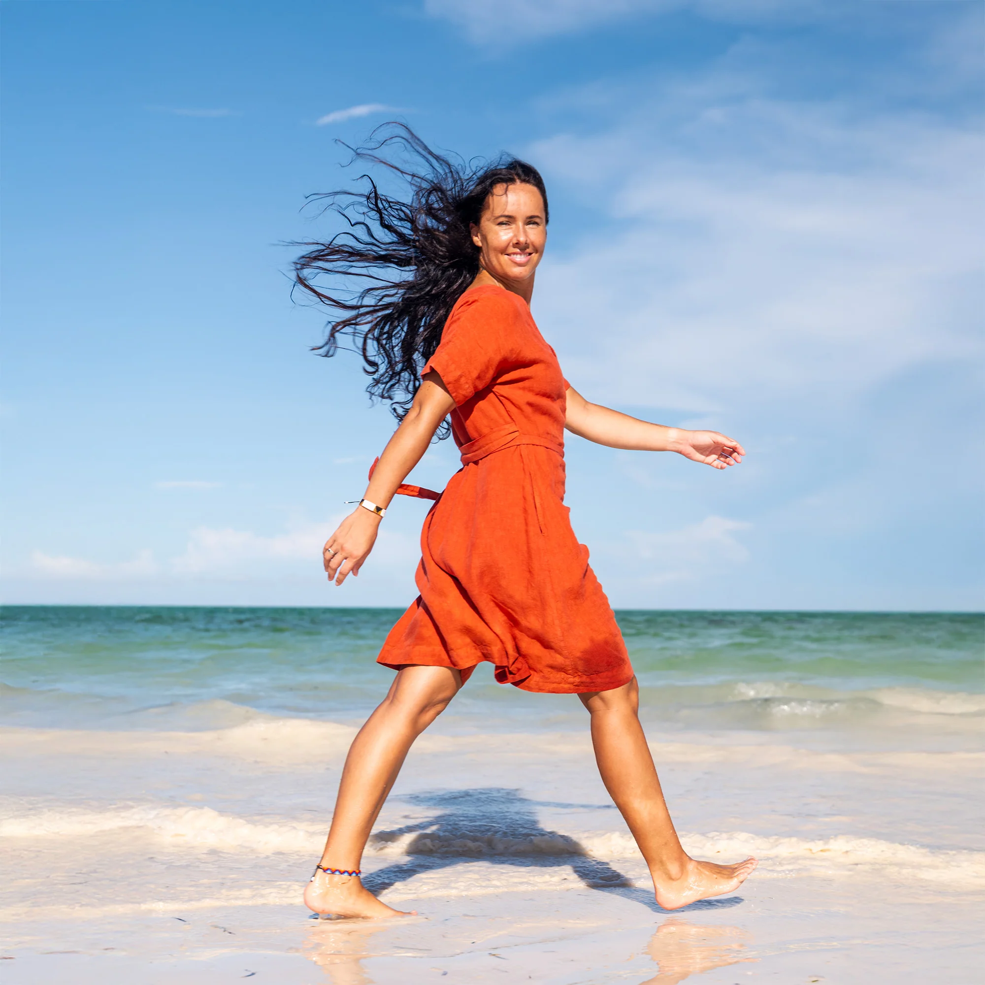 Vacation Summer Wrap Dress Eliana - Image 6