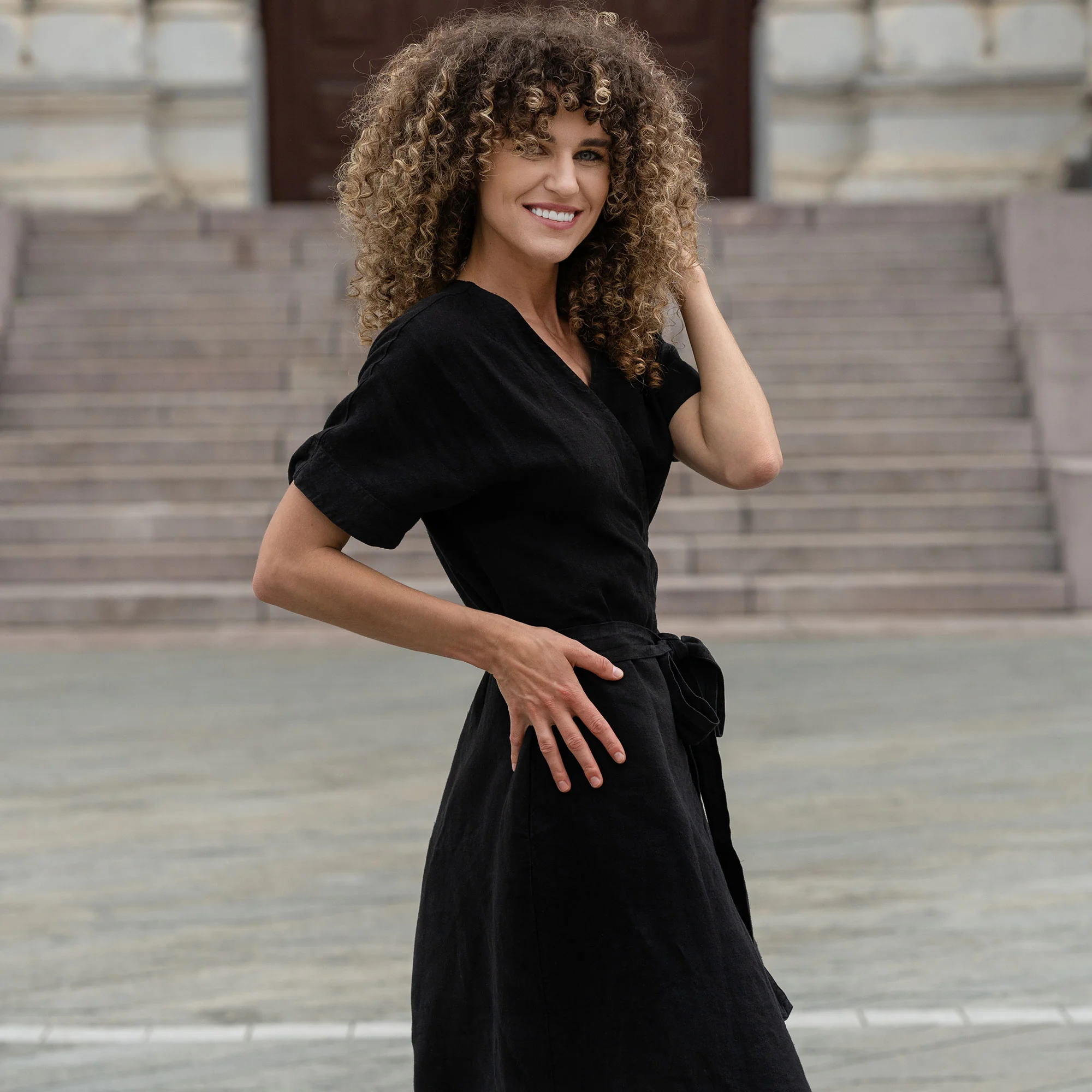 Vacation Summer Wrap Dress Eliana - Image 7