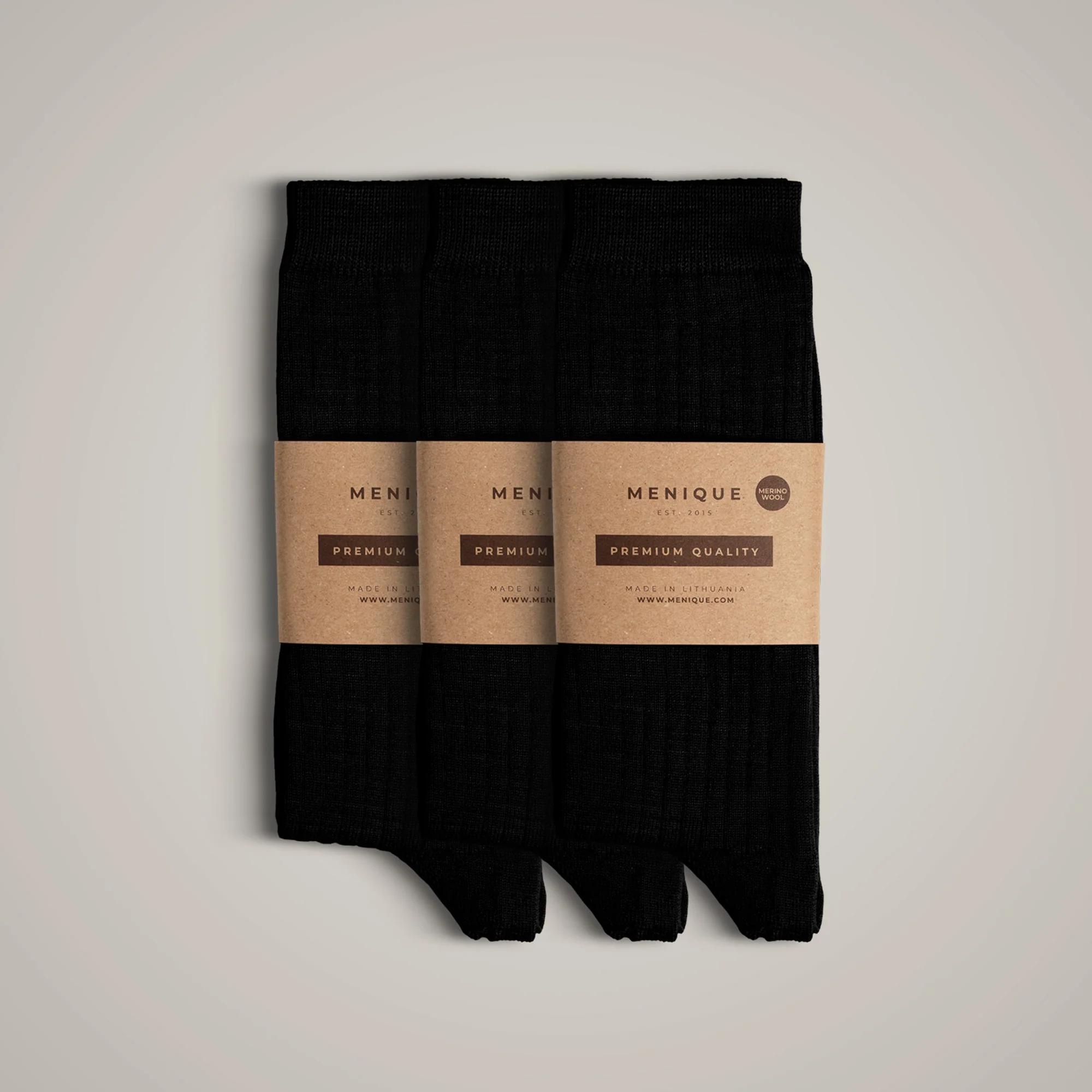 Women’s Merino Rib Socks 3-Pack - Image 5