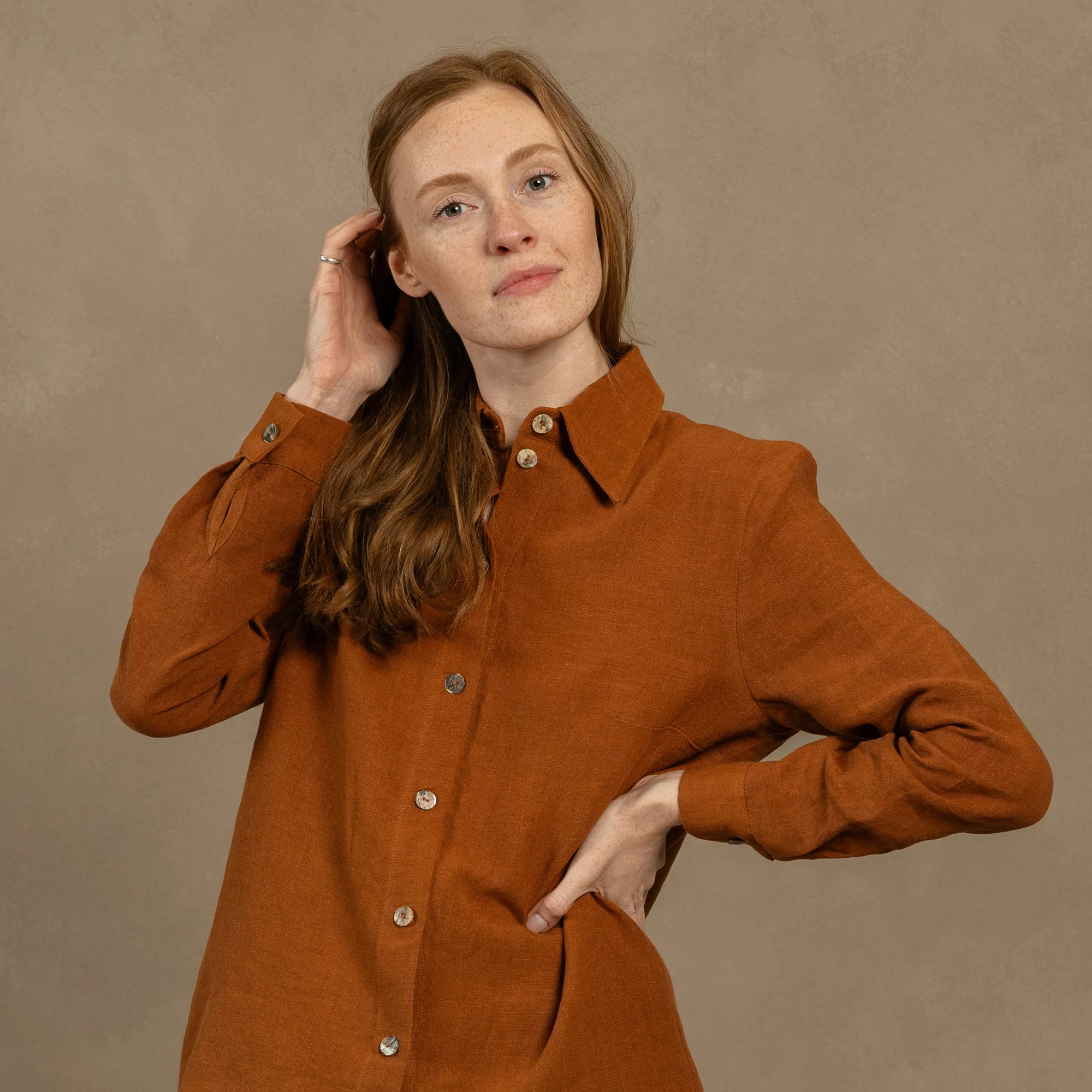 Women's Button-Up Blouse Rebeca - Image 11