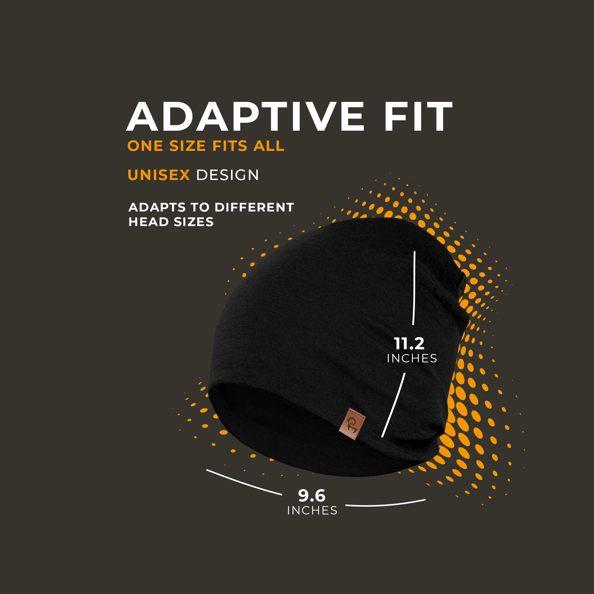 Women's Merino Beanie Black - Image 4