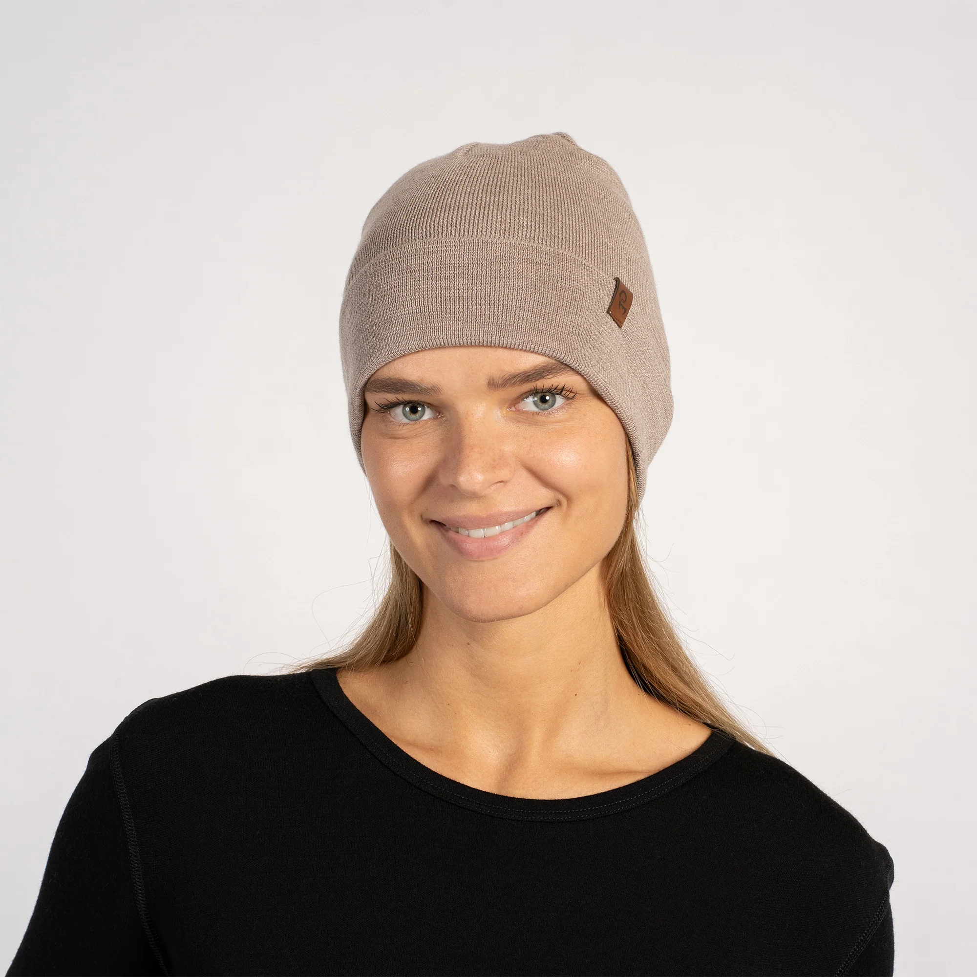 Women's Knit Merino Liner Beanie Hat - Image 3