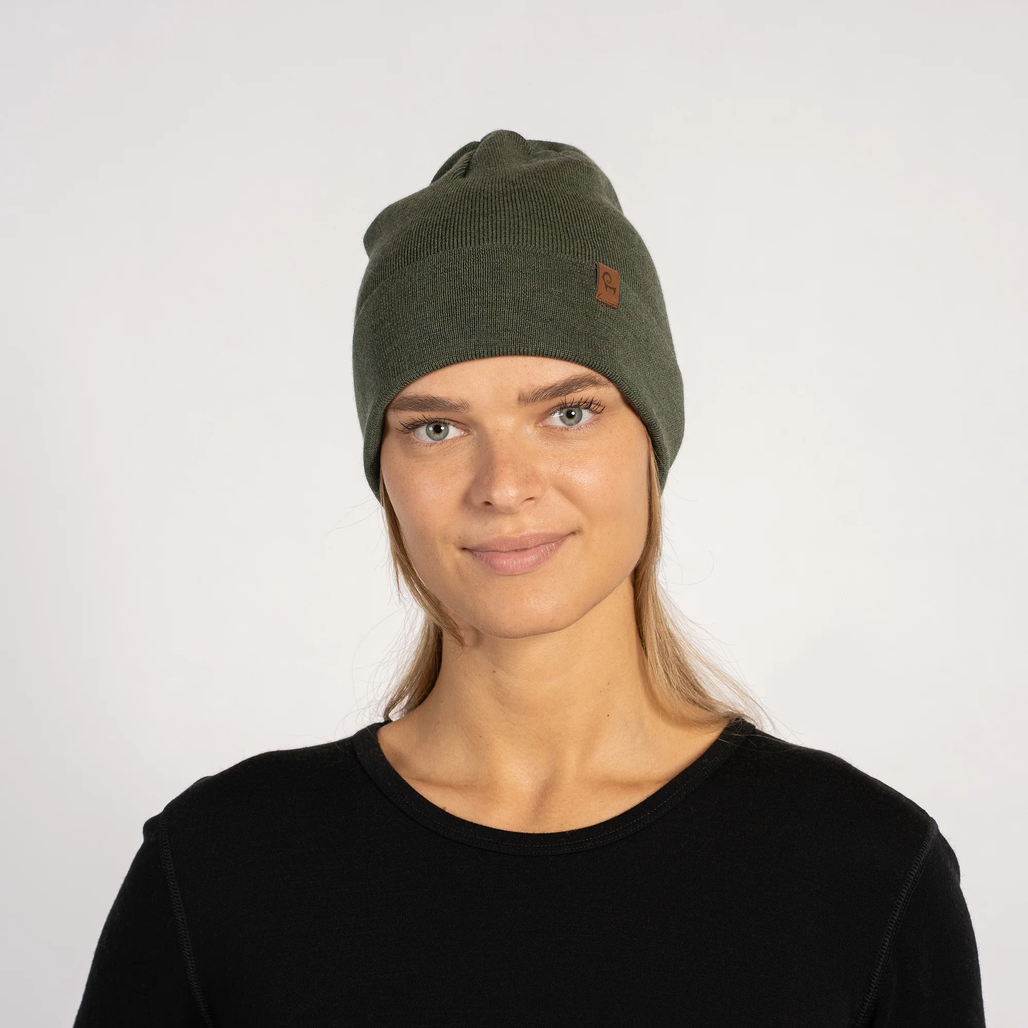 Women's Knit Merino Liner Beanie Hat - Image 7