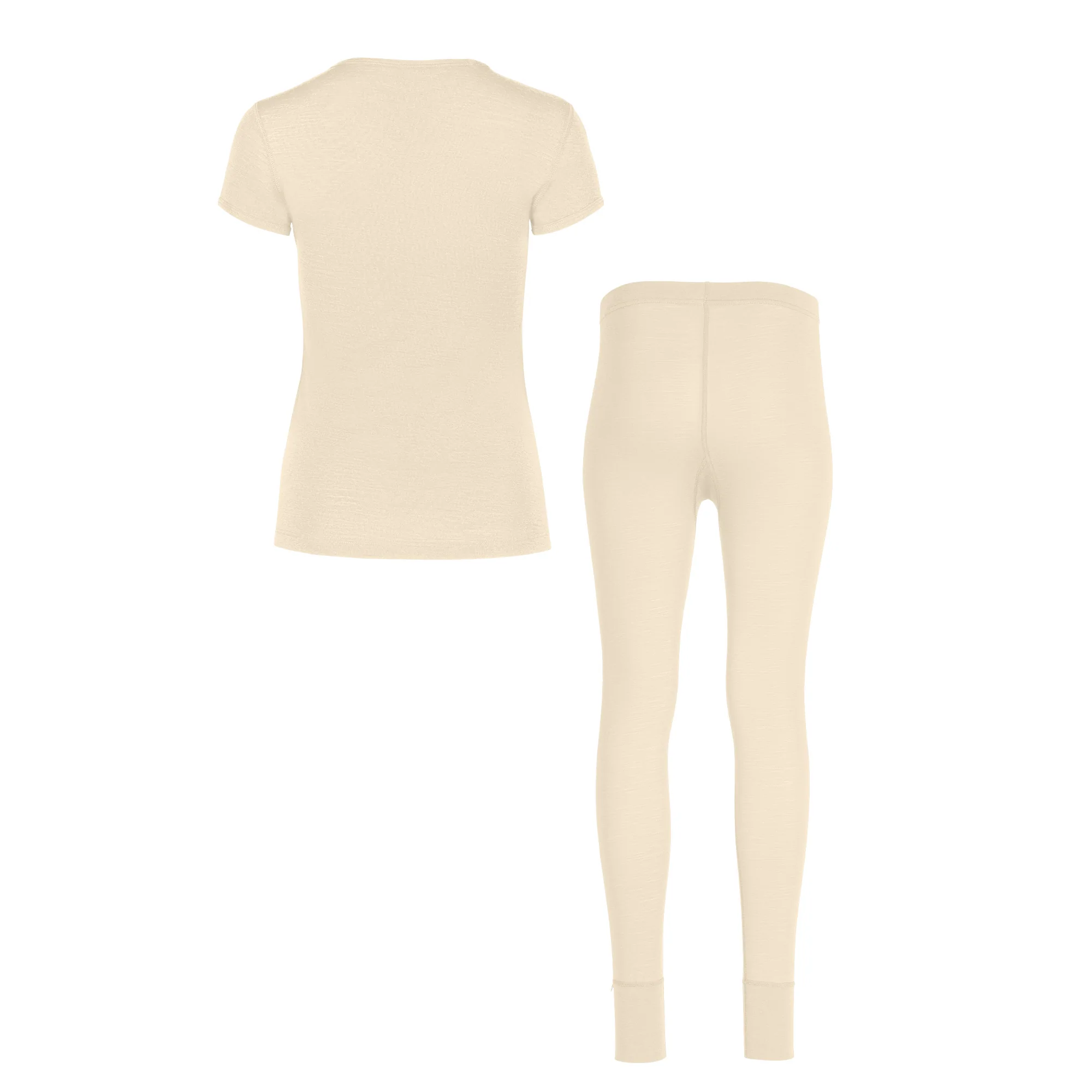 Women's T-Shirt & Bottom 2-Piece Natural - Image 4