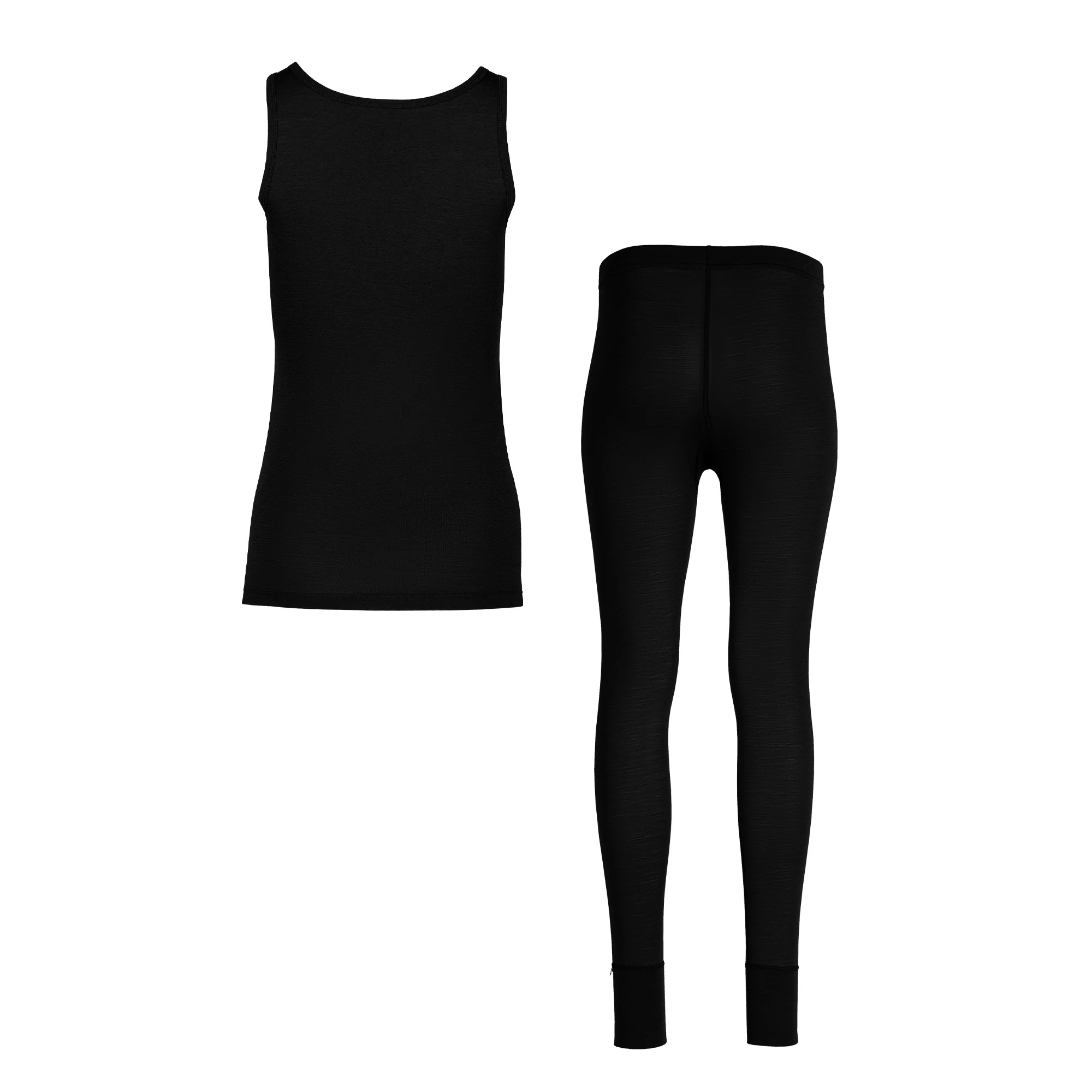 Women's Tank Top & Bottom 2-Piece Black - Image 8