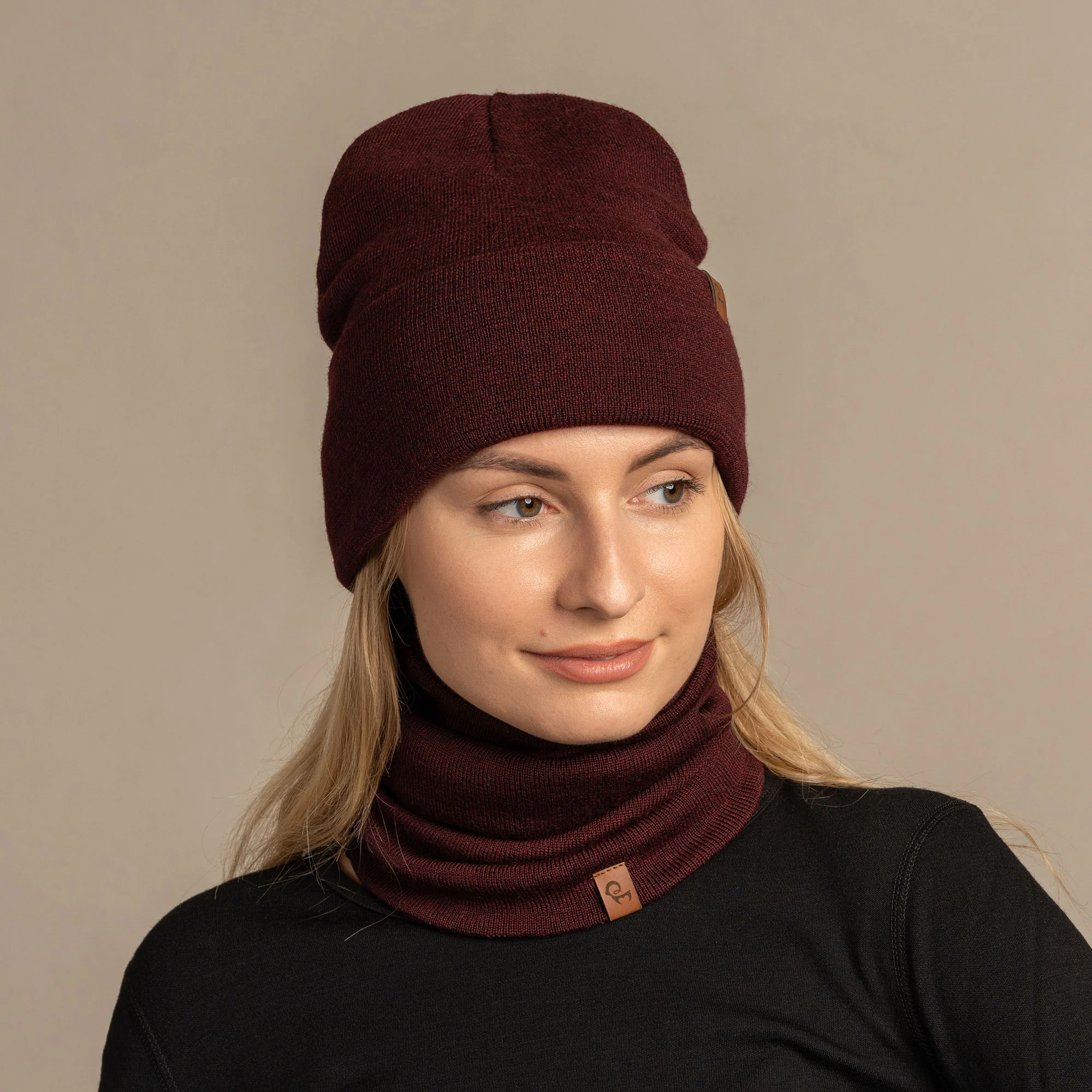 Women's Knit Neck Gaiter Merino - Image 13