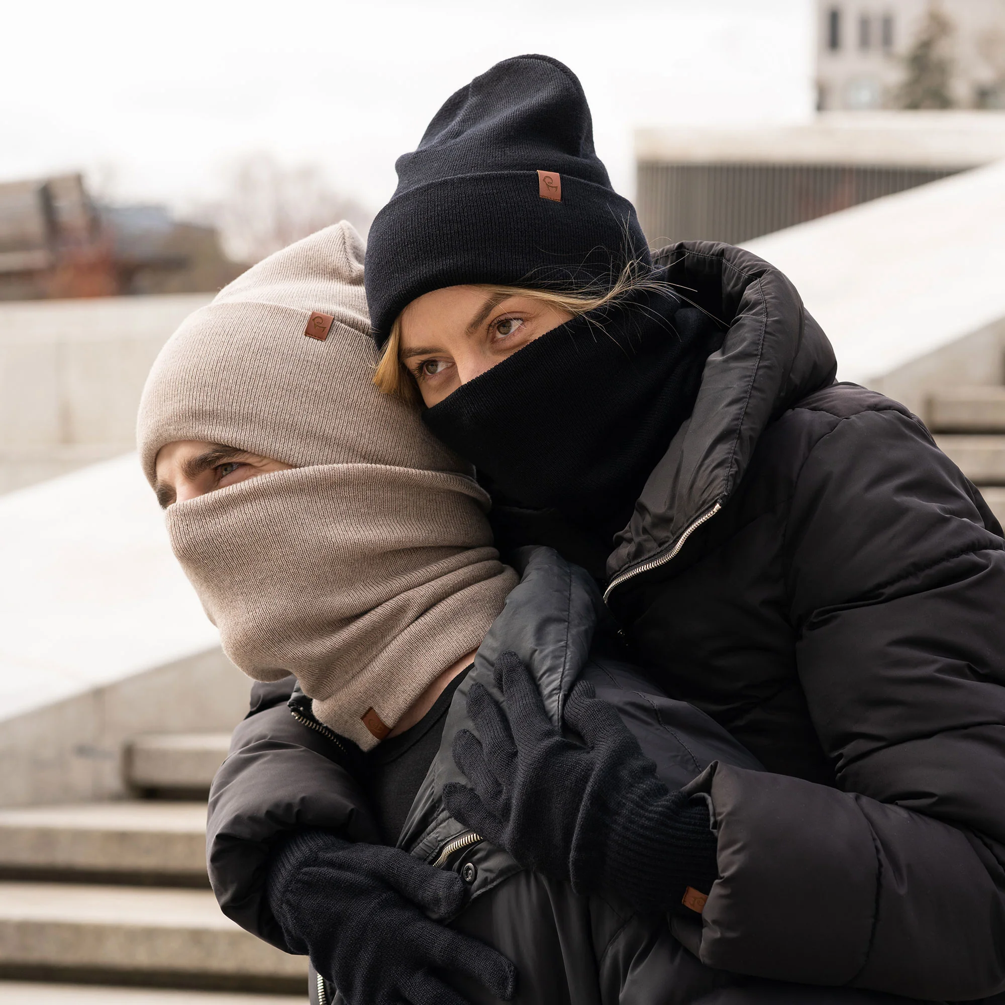 Women's Knit Neck Gaiter Merino - Image 4