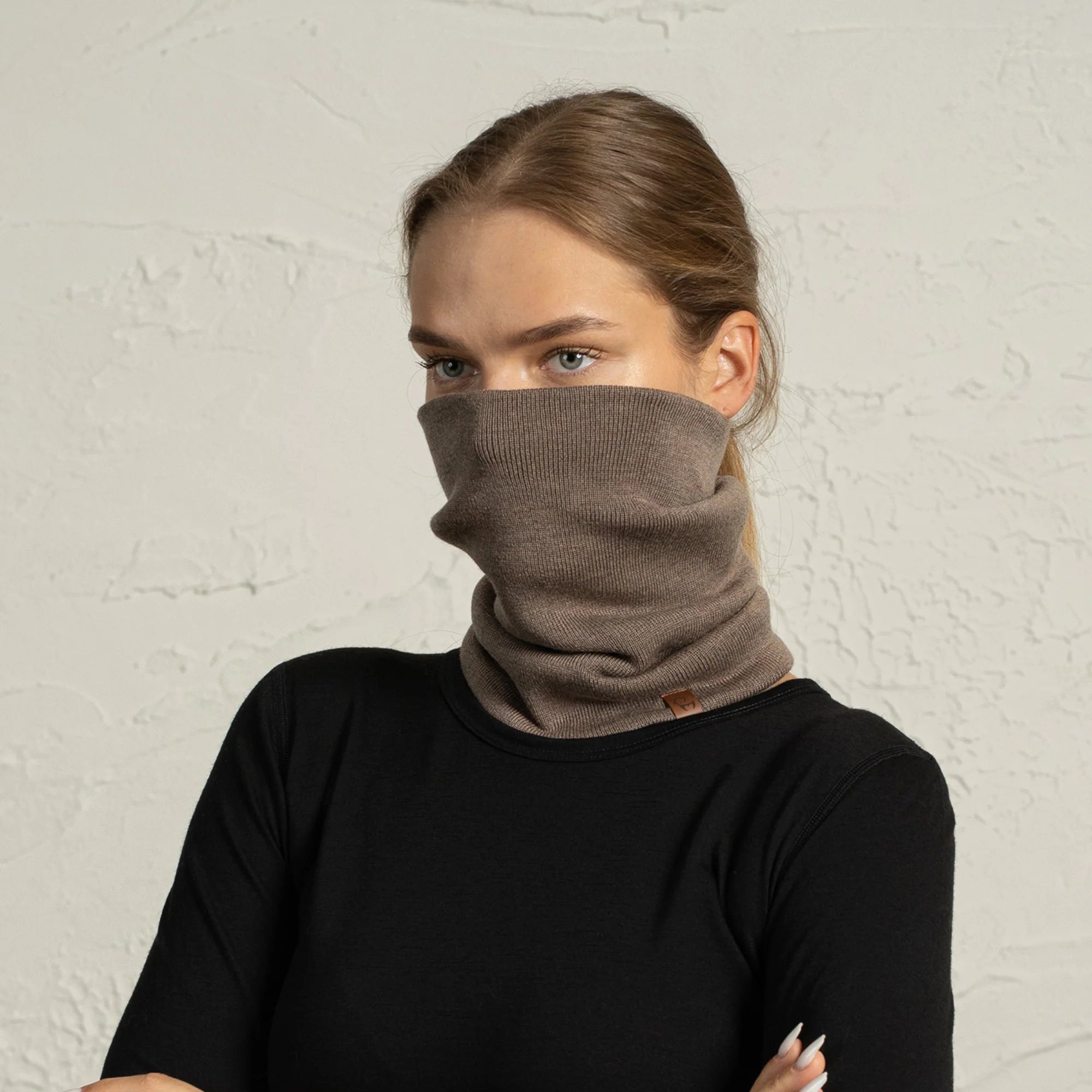 Women's Knit Neck Gaiter Merino - Image 8