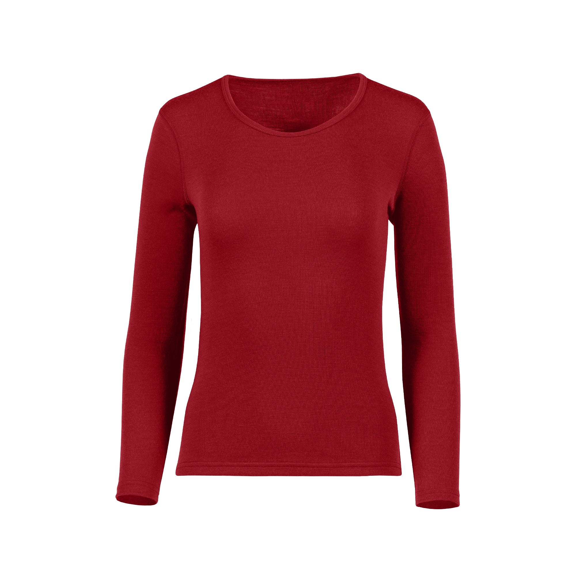 Women's 250 Thermal Long Sleeve Crew Royal Cherry - Image 5