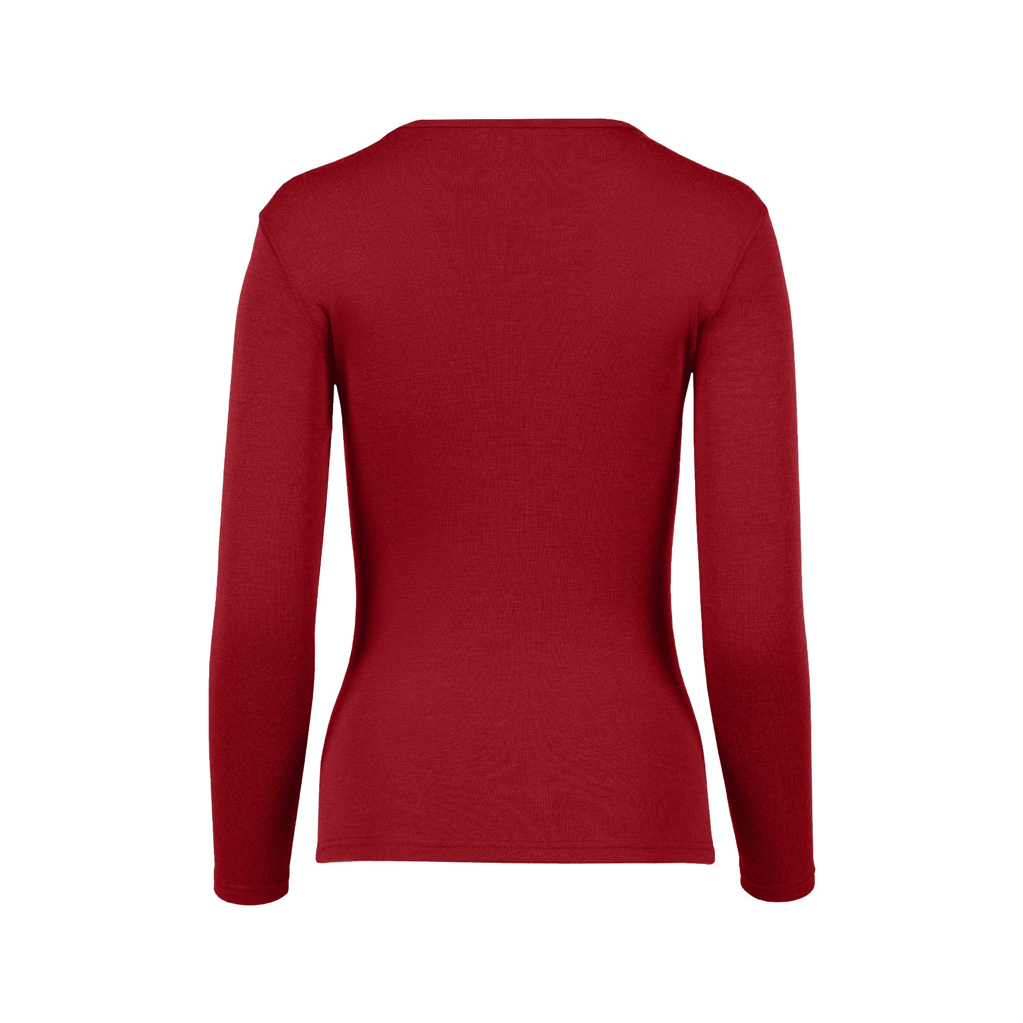 Women's 250 Thermal Long Sleeve Crew Royal Cherry - Image 6