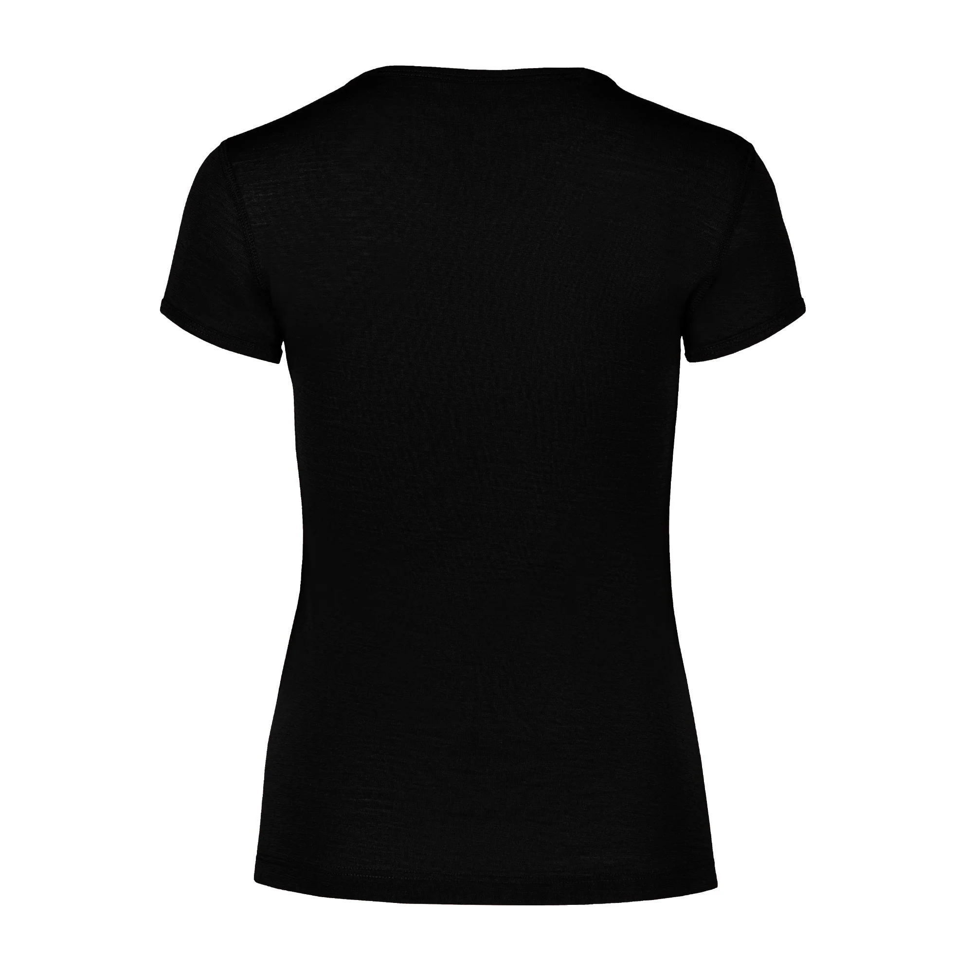 Women's 160 Merino T-Shirt Black - Image 4