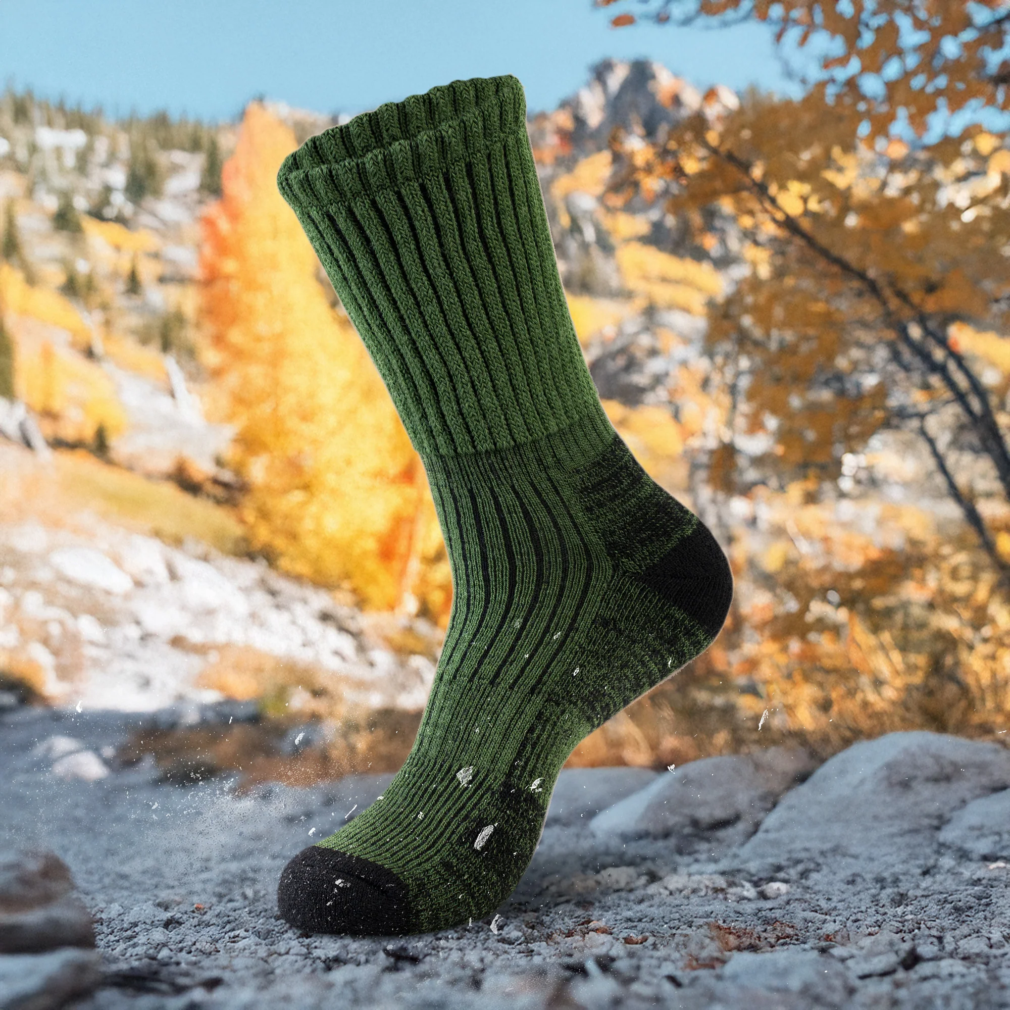 Women's Wool Thermal Hiking Socks - Image 7